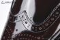 Prada Classic Brogue Boot I Brown Burnished Leather
