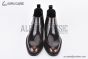 Prada Classic Brogue Boot II Brown Burnished Leather