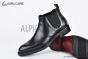 Prada Classic Brogue Boot II Black Grain Leather
