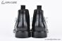 Prada Classic Brogue Boot II Black Grain Leather