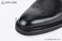 Prada Classic Brogue Boot II Black Grain Leather