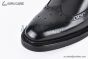Prada Classic Brogue Boot III Black Grain Leather