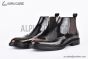 Prada Classic Brogue Boot III Brown Burnished Leather