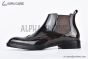 Prada Classic Brogue Boot III Brown Burnished Leather
