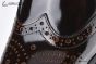 Prada Classic Brogue Boot III Brown Burnished Leather