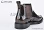 Prada Classic Brogue Boot III Brown Burnished Leather
