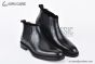 Prada Classic Smooth Boot II Black Grain Leather