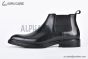 Prada Classic Smooth Boot II Black Grain Leather