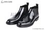 Prada Classic Smooth Boot II Black Burnished Leather