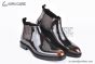 Prada Classic Smooth Boot II Brown Burnished Leather