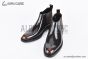 Prada Classic Smooth Boot II Brown Burnished Leather