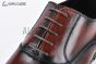 Ferragamo Tramezza Oxford with Toe Cap Black to Brown Gradient Leather