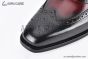Ferragamo Tramezza Oxford Brogue Black to Brown Gradient Leather