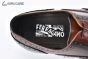 Ferragamo Tramezza Oxford Brogue Black to Brown Gradient Leather