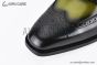 Ferragamo Tramezza Oxford Brogue Black to Yellow Gradient Leather