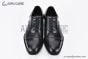 Ferragamo Tramezza Oxford with Toe Cap Black Leather