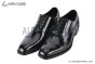 Ferragamo Tramezza Oxford with Toe Cap Black Patent Leather
