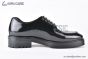 Prada Lace-up Derby Black Patent Leather