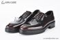 Prada Lace-up Derby Brown Patent Leather