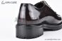 Prada Lace-up Derby Brown Patent Leather