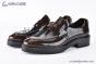 Prada Loafer Brown Patent Leather