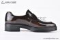 Prada Loafer Brown Patent Leather