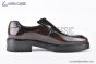 Prada Smooth Loafer Brown Patent Leather
