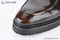 Prada Smooth Loafer Brown Patent Leather