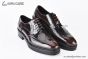 Prada Lace-up Oxford Brogue Brown Patent Leather