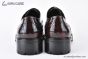 Prada Lace-up Oxford Brogue Brown Patent Leather
