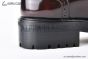 Prada Lace-up Oxford Brogue Brown Patent Leather