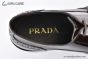 Prada Lace-up Oxford Brogue Brown Patent Leather