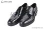 Prada Lace-up Oxford Brogue Black Patent Leather