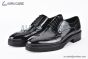 Prada Lace-up Oxford Brogue Black Patent Leather