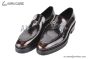 Prada Loafer with Logo Plate Brown Patent Leather
