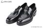 Prada Loafer with Logo Plate Black Patent Leather
