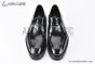 Prada Loafer with Logo Plate Black Patent Leather