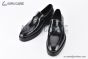 Prada Loafer with Logo Plate Black Patent Leather