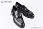 Prada Loafer with Logo Plate Black Patent Leather