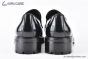 Prada Loafer with Logo Plate Black Patent Leather