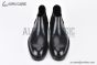 Prada Classic Smooth Boot Black Grain Leather