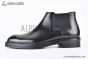 Prada Classic Smooth Boot Black Grain Leather