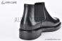 Prada Classic Smooth Boot Black Grain Leather