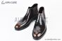 Prada Classic Smooth Boot Brown Burnished Leather