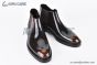 Prada Classic Smooth Boot Brown Burnished Leather