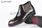 Prada Classic Smooth Boot Brown Burnished Leather