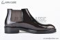 Prada Classic Smooth Boot Brown Burnished Leather