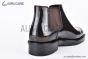 Prada Classic Smooth Boot Brown Burnished Leather