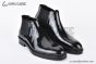Prada Classic Smooth Boot Black Burnished Leather