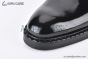 Prada Classic Smooth Boot Black Burnished Leather